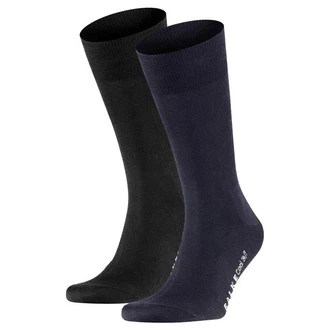 FALKE Kurzsocken Herren Socken Businessstrumpf Cool 24/7 Dunkelblau/Schwarz/Lila/Blau