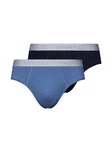 Hanro Slip Cotton Essentials Dunkelblau/Blau