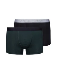 Hanro Retro Pants Cotton Essentials (2-St) Dunkelgrün/Dunkelblau/Blau