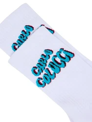 CARLO COLUCCI Sportsocken Diaz Grau/Hellblau/Weiß/Türkis