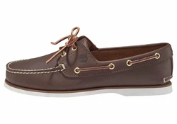 Timberland Mens 2 Exe Boat Shoe Bootsschuh Braun/Dunkelbraun/Beige/Dunkelrot