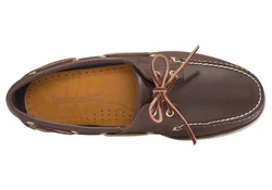 Timberland Mens 2 Exe Boat Shoe Bootsschuh Braun/Dunkelbraun/Beige/Dunkelrot
