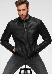 Only & Sons Jacke Mike Racer Jacket Schwarz/Grau