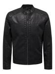 Only & Sons Jacke Mike Racer Jacket Schwarz/Grau