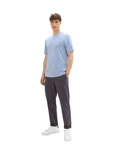 TOM TAILOR Denim T-Shirt taubenblau/weiß TOM TAILOR Denim T-Shirt taubenblau/weiß