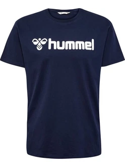 hummel T-Shirt HMLGO 2.0 LOGO T-SHIRT Dunkelblau/Beige