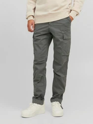Jack & Jones Cargohose JPSTACE JJTUCKER CARGO AMA NOOS Khaki/Dunkelgrau/Hellgrau/Dunkelgrün