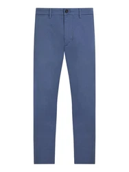 Tommy Hilfiger Chinohose CHINO BLEECKER PRINTED STRUCTURE Blau/Grau/Hellblau/Dunkelblau