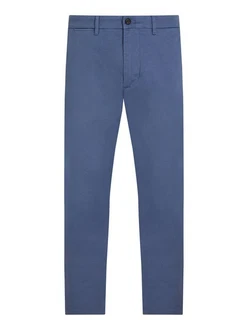 Tommy Hilfiger Chinohose CHINO BLEECKER PRINTED STRUCTURE Blau/Grau/Hellblau/Dunkelblau