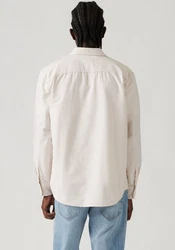 LEVI'S Hemd 'Authentic' BUTTON DOWN Beige/Weiß/Khaki