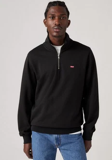 Levi's Sweatshirt ORIGINAL HM 1/4 ZIP rot/schwarz/weiß Levi's Sweatshirt ORIGINAL HM 1/4 ZIP rot/schwarz/weiß