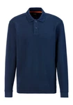 BOSS Poloshirt Petempestolong Dunkelblau/Blau