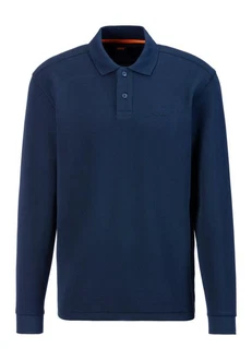 BOSS Poloshirt Petempestolong Dunkelblau/Blau