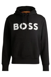 BOSS ORANGE Kapuzensweatshirt Webasic_hood Braun/Gold/Schwarz/Rosa