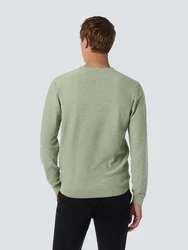 NO EXCESS Rundhalspullover Crewneck Garment Dyed (1-tlg) mint