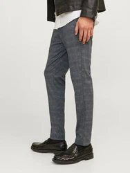Jack & Jones Chinohose Marco Grau/Dunkelblau/Dunkelgrau/Blau