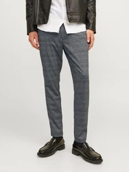 Jack & Jones Chinohose Marco Grau/Dunkelblau/Dunkelgrau/Blau