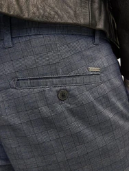 Jack & Jones Chinohose Marco Grau/Dunkelblau/Dunkelgrau/Blau