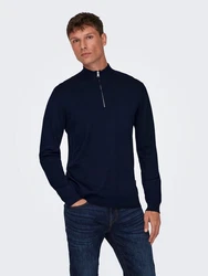 ONLY & SONS Strickpullover Wyler ONSWYLER LIFE REG 14 HALF ZIP KNIT NOOS 
