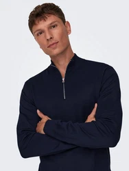 ONLY & SONS Strickpullover Wyler ONSWYLER LIFE REG 14 HALF ZIP KNIT NOOS 