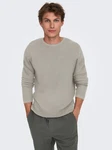 ONLY & SONS Rundhalspullover ONSEric (1-tlg) beige