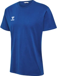 hummel T-Shirt T-Shirt Rundhalsausschnitt gesticktes Logo Regular fit (7924) Blau (7924)