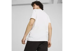 PUMA T-Shirt Mercedes-AMG Petronas F1 Logo Herren Weiß/Schwarz