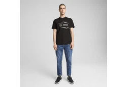 PUMA T-Shirt Mercedes-AMG Petronas F1 Logo Herren Schwarz/Dunkelgrün