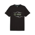 PUMA T-Shirt Mercedes-AMG Petronas F1 Logo Herren Schwarz/Dunkelgrün