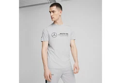 PUMA T-Shirt Mercedes-AMG Petronas F1 ESS Logo Herren Grau