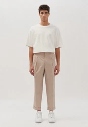 studio seidensticker Chinohose Studio Khaki/Beige/Braun