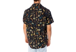 King Kerosin Kurzarmhemd Hemd Hawaii schwarz