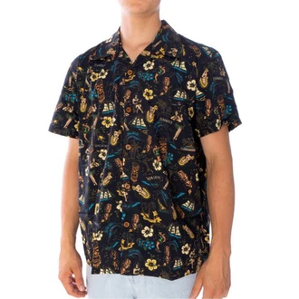 King Kerosin Kurzarmhemd Hemd Hawaii schwarz
