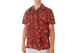 King Kerosin Kurzarmhemd Hemd Hawaii rot