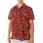 King Kerosin Kurzarmhemd Hemd Hawaii rot