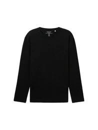 Langarmshirt Basic Langarmshirt mit Bio-Baumwolle