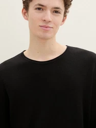 TOM TAILOR Strickpullover Longsleeve Rundhalspullover 