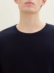 TOM TAILOR Strickpullover Longsleeve Rundhalspullover 