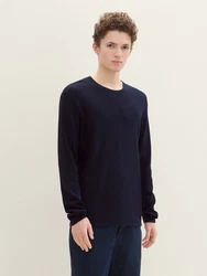 TOM TAILOR Strickpullover Longsleeve Rundhalspullover 