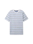 TOM TAILOR Denim T-Shirt navy / pastellblau / weiß