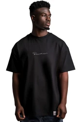 Reichstadt Oversize-Shirt Casual T-shirt 22RS033 Schwarz
