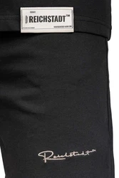 Reichstadt Oversize-Shirt Casual T-shirt 22RS033 Schwarz