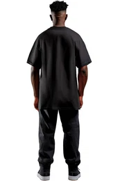 Oversize-Shirt Casual T-shirt 22RS033 Black XS mit Stitching auf der Brust