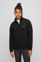 BOSS Herren Sweatshirt ZETRUST Schwarz/Braun