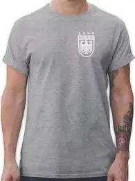 T-Shirt Deutschland Wappen mit Bundesadler 4 Sterne Germany 2026 Fussball WM Fanartikel