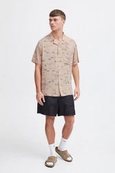 !Solid Kurzarmhemd SDIan Beige/Khaki/Rosa/Braun