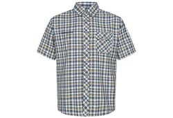 DEPROC Active Outdoorhemd COPPER NEW CS Blau/Hellblau