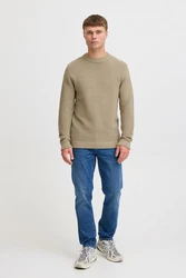 !Solid Pullover 'Valencia' Khaki/Braun