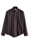 Next Businesshemd Button-Down-Oxford-Hemd Gelb/Hellblau/Braun