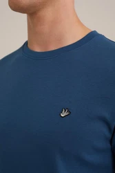 WE Fashion T-Shirt Dunkelblau/Blau